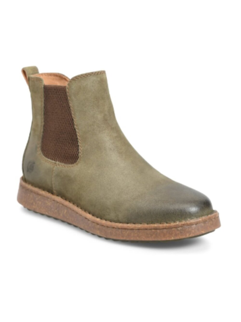 Børn Samira Chelsea Boot - GREEN DISTRESSED, Size 8.5 M